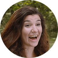 Debt Free Brunette Woman Woman smiling and elated to be debt free