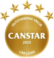 Canstar 2025 — Outstanding Value - Car Loan. Outcome: winner.