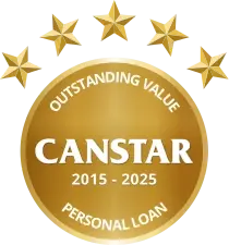 Canstar 2025 — Outstanding Value - Personal Loan. Outcome: winner.